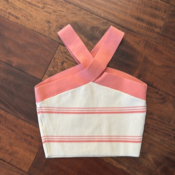 Babaton | Striped Criss Cross Tank Top - Picture 7 of 9